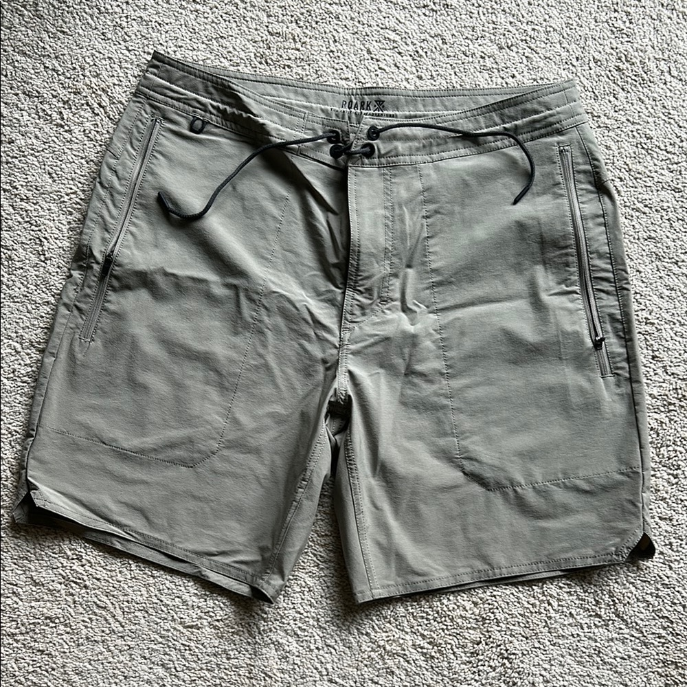 Roark Gray utility Ripstop Shorts for Active Comfort